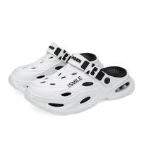 Men EVA Clog Sandals Lightweight Hollow Beach Garden Shoes Non Slip Outdoor Summer Slippers Sizes 38-39,40-41,42-43,44-45 Daily 38 white
