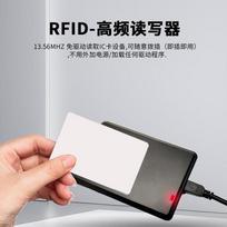 RAKINDA RT01 High-Frequency RFID Desktop Card Reader/Writer gray