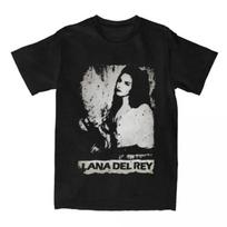 Lana Del Rey T Shirt Merch for Men Women 100% Cotton Leisure Round Collar Novelty Tee Shirt Short Sleeve Clothes Gift Idea 02922 S įvairiaspalvis