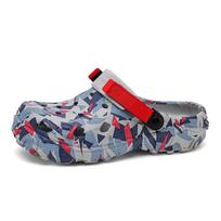 New Mens Clogs Slide Shoes Sandal Men Garden Shoes Flat Camouflage Sandal Shoes Male Athletic Shoes Outside Flip Flops Home Clogs474849 41 gray