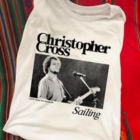 Rare Christopher Cross Sailing T Shirt White All Size Gift For Fan L