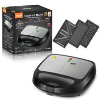 3-in-1 Electric Waffle, Sandwich, Bread & Burger Maker Grill 3-in-1 EU Standard juoda