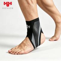 Cross-border Breathable for Unisex Ankle Brace for Running Basketball & Football-Anti-Sprained Open Pressure Support Gray single-all size adjustable