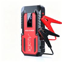 Jump Starter – 12V Lithium Battery Booster Pack, Portable Jump Box, Power Bank & Jumper Cables  for Car Truck Lawn Mower Boat Marine Batteries A1 red