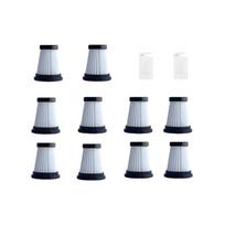10Pcs HEPA Filter Replacement Filter Dust Trapping for K12 K13 Handheld Vacuum Cleaner Replacement Accessories 1 gray