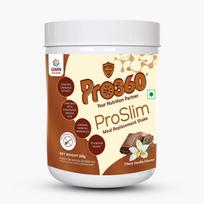 Pro360 ProSlim 500g Meal Replacement Shake Protein Powder Supplement for Men & Women | Dietary Supplement for Weight Management |No Added Sugar|