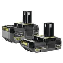 RYOBI 2-piece battery set 18V 4.0Ah + 2.0Ah RB18242X