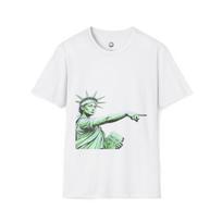 Sophie Cunningham Statue of Liberty Pointing T-Shirt | Patriot Graphic Tee S white