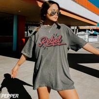 Rebel Shirt, Punk Rock Shirt, Retro Vintage Shirt, Rebellious Tshirt, Rock N Roll Shirt, Rock Mom Shirt, Tee, Unisex Shirt L