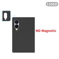 Samsung Galaxy Z Fold 8 platai dėklas Galinės dangtelio rėmelis 600D Aramid anglies pluošto 400D 1500D Rėmelis Kietas korpusas Galinis magnetinis dangtelis Galaxy Z Fold 8 Wide black