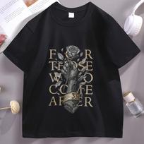 Expedition 33 Tshirt Men Women Casual for Those Who Come After Vintage T-shirt Casual Cotton Sh M gray