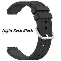 New Soft Silicone Strap for Garmin CIRQA Smart Band Sports Fitness Tracker Sport Adjustable Loop Strap Wristband for Men & Women Garmin CIRQA Smart Band black