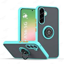 Magnetinis žiedas matinis dėklas Samsung Galaxy A56 5G telefonui, skirtas Samsung A55 A35 A54 A53 A34 A24 A13 A33 A52 A53 A51 A32, atsparus smūgiams Funda A55 5G