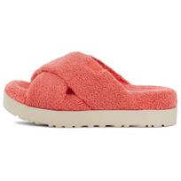 UGG Suede Plaid Cross Fashion Slippers Women slippers Pink 1126385-PBLSS 40 brown