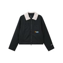 Nike Fleece Collar Sports Jacket Cotton Coat Winter Men Outerwear Black DA6716-010 XXXL white