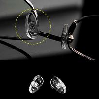 25Pairs/set Silicone Nose Pads For Glasses Soft Nose Pads Glasses Anti-Slip Nose Pad Eye Care Tools Eyeglasses Accessories 25pairs black