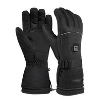 USB įkraunamos dvipusės šildomos žieminės slidinėjimo pirštinės suaugusiems 1 Pair of Heated Gloves black