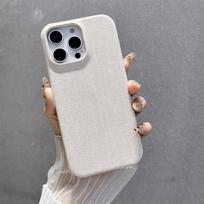 Applicable To IPhone16proMax Half pack Denim Phone Case New Apple 15 Premium Sense Anti Fall Protection Case iPhone13proMax gray