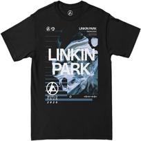 Linkin Park Unisex-Adult Zero Official Merch Jagged Tour T-Shirt S juoda