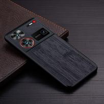 Case for Nubia Z70 Ultra Z60S Pro Z60 Ultra funda bamboo wood pattern Leather cover Luxury coque for Nubia Z60 Ultra case capa ZTE nubia Z60S Pro juoda