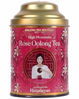 SAN-CHA arbatinė | Rožių Oolong arbata | Pusiau fermentuota Himalajų lapinė arbata | 50g | Saldus gėlių aromatas | Nuo 1981 m. brown