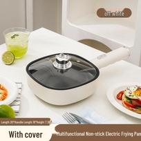 Compact Non-Stick Electric Griddle & Waffle Maker Electric Frying Pan dramblio kaulas