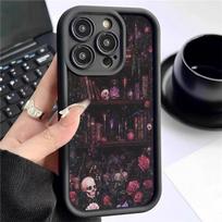 Skull Cross Vajra Sandstone Halloween iPhone 15/16/17 Case iPhone X MAX/XS MAX