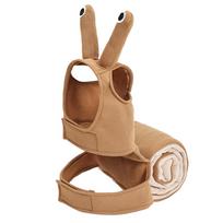 Naminių sraigių apranga Helovino Kalėdų kostiumas mažiems šunims katėms Atlaisvinkite žaismingumą Šunų Cosplay kostiumas su kepure S brown
