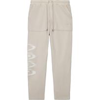 Air Jordan x Travis Scott Fleece Pants Light Bone Men Bottoms Cream DZ5508-072 M white