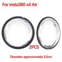For Insta360 X4 Air Optical PC Camera Rotating Lens Scratch-resistant Covers Premium Rotating Lens Guard for Insta360 X4 Air 1Set(2Pcs) gray