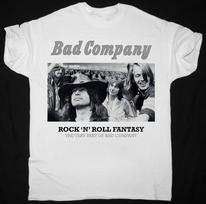 NEW BAD COMPANY Rock 039;N039; Roll Fantasy White All Size T-Shirt BT271 Unisex T-Shirt S