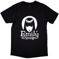 Emily The Strange Halo Logo T-Shirt Black New M black
