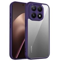 For Xiaomi 15T Air Cushion Silicon Bumper Clear Matte Back Cover Hard Case Shell Xiaomi 15 15 Pro Phone Coques Xiaomi 17 Pro Xiaomi 15T Pro mėlyna