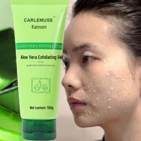 Kamusen Aloe Vera Exfoliating Gel - Gentle Dead Skin Remover Default gray