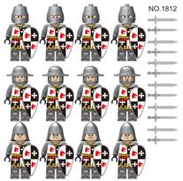 M1801 M1811 M1812 Ancient Series Medieval Soldiers Children Assemble Small Particle Building Block Toys