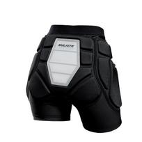 Protective Men Motorcycle Shorts Snowboard Sports Hip Butt Body Protection Gear Hockey   Motocross Ski Shorts ,P306 S black