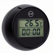 Ice Bath Water Thermometer Timer Cold Plunge Floating Thermometer with Timer IPX6 Water Proof LED Display gray