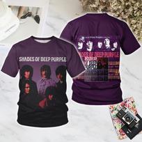 Rock T Shirt Deep Purple Band 3d Print T-shirt Men Women Fashion Casual Short Sleeve Tshirt Kids Tops Tees Summer Mens Clothing S