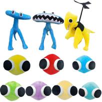 Rainbow Friends Chapter 2 Plush Toy - Official Soft Stuffed Doll - Cute Collectible Gift for Kids and Fans, 25cm Open feet Qinglong