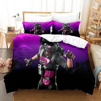 Arcane JinX Duvet Cover Pillowcase Bedding Set 2/3 pieces 3D Printed adult Youth Girls Boys Twin Full Queen/King Size gift 135x200cm purple