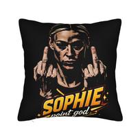 Decorative Pillow Cover Sophie Cunningham Point Accessories Seater  Throw Pillow Case Cover Square MultiSize 30cmx30cm(12x12Inch) black