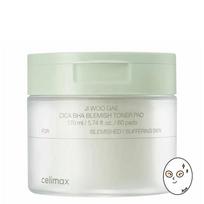 Celimax Ji Woo Gae Cica BHA Blemish Toner Pad 60Pads white