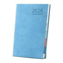 su juostele-skirtuku 2026 m. 365 dienų planuoklis A5 formato savaitinis mėnesinis planuoklis dovana