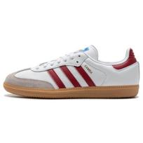 Samba Men's Adidas Originals Og 'White Burgundy Gum' IF3813 47⅓ raudona