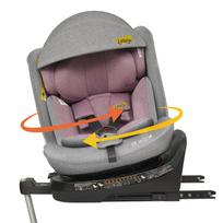 Jovikids 360 laipsnių besisukanti vaikiška kėdutė su ISOFIX, i-Size 40-150cm (nuo Gimimo iki 12 Metų) Vaikiška atbuline kryptimi tvirtinama kėdutė su atlošimo funkcija ir nuimamu stogeliu 53 x 46 x 64 cm
