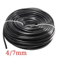 Garden Watering 4/7 8/11mm Hose PVC Micro Irrigation Pipe 1/4'' Tubing Irrigation Drip System Sprinkler Tube for Greenhouse 1M gray