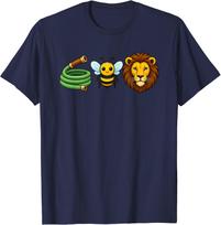 Hose Bee Lion Rebus Pun For We T-Shirt XXXXL black