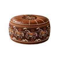 Round Storage Leg Bench Unfilled Footstool Cover Foot Rest Storage Ottoman  Shoe-changing Style A