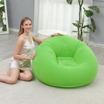 Didelės tingios pripučiamos sofos kėdės PVC gultai sėdmaišiai sofos pufai sofos tatami svetainės reikmenys lauko kempingai green