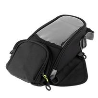Motorcycle Oil Tank Bag Magnetic W GPS Phone Pouch Waterproof Motorbike Luggage gray